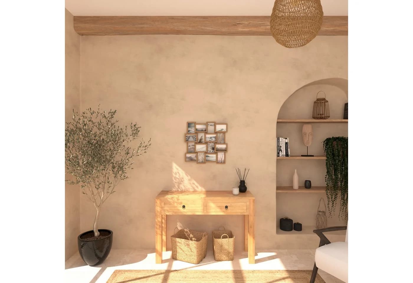 Atmosphera Créateur d'intérieur Multirahmen für 16 Fotos MIA Braun - Bild 4
