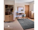 Atmosphera DELLA Stehlampe Holz Reisstroh E27 Bild 1