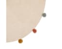 Atmosphera Kinderteppich ARLEKIN Bunt mit Pompons Bild 1