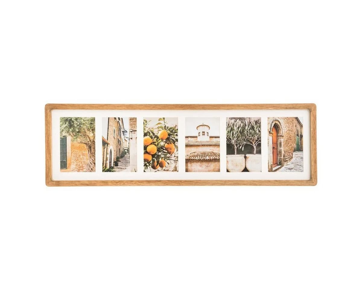 Atmosphera Créateur d'intérieur Bilderrahmen Multirahmen MILEA für 6 Fotos Holz