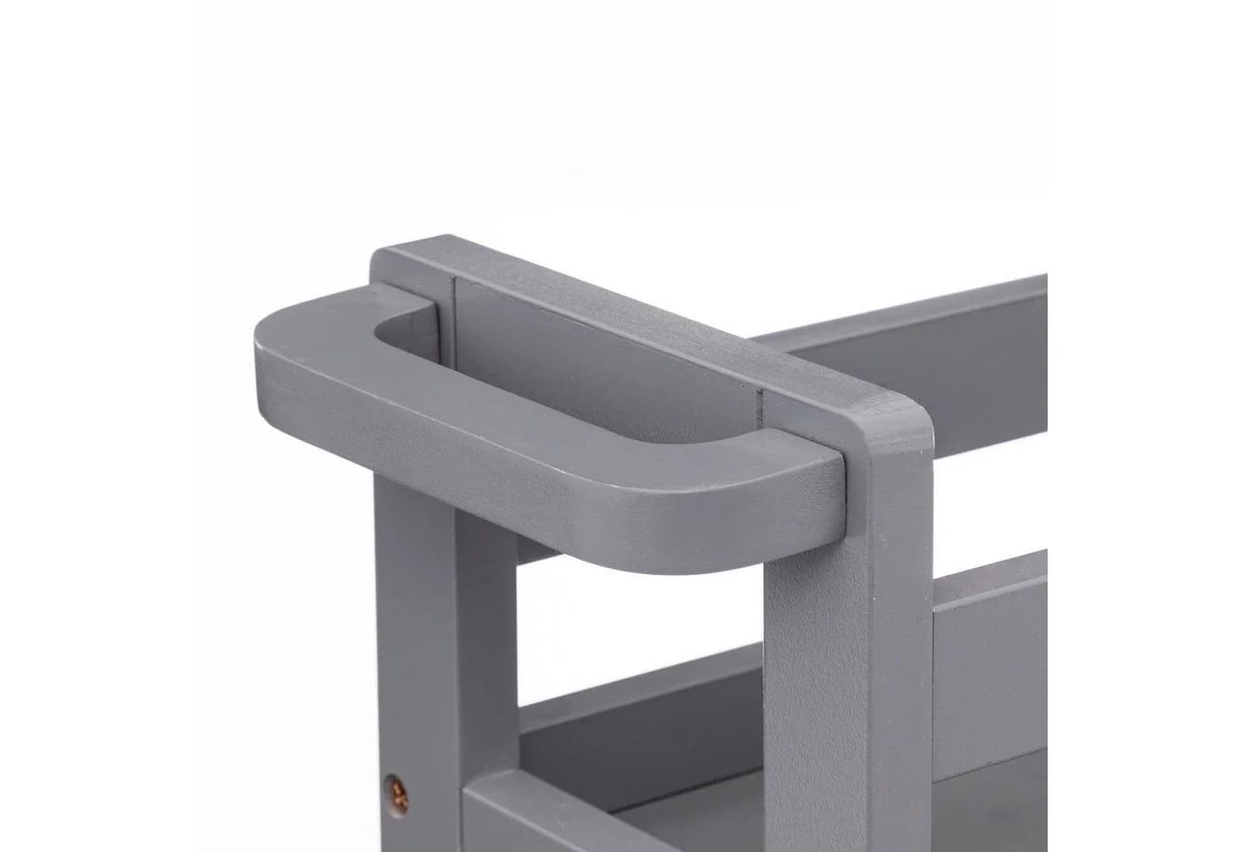 5five Simply Smart Badregal Grau 3 Ablagen auf Rollen