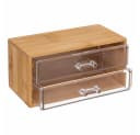 5five Simply Smart Schmuckkasten Selena 2 Schubladen Beige Bambus Bild 1