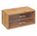 5five Simply Smart Schmuckkasten Selena 2 Schubladen Beige Bambus Bild 2