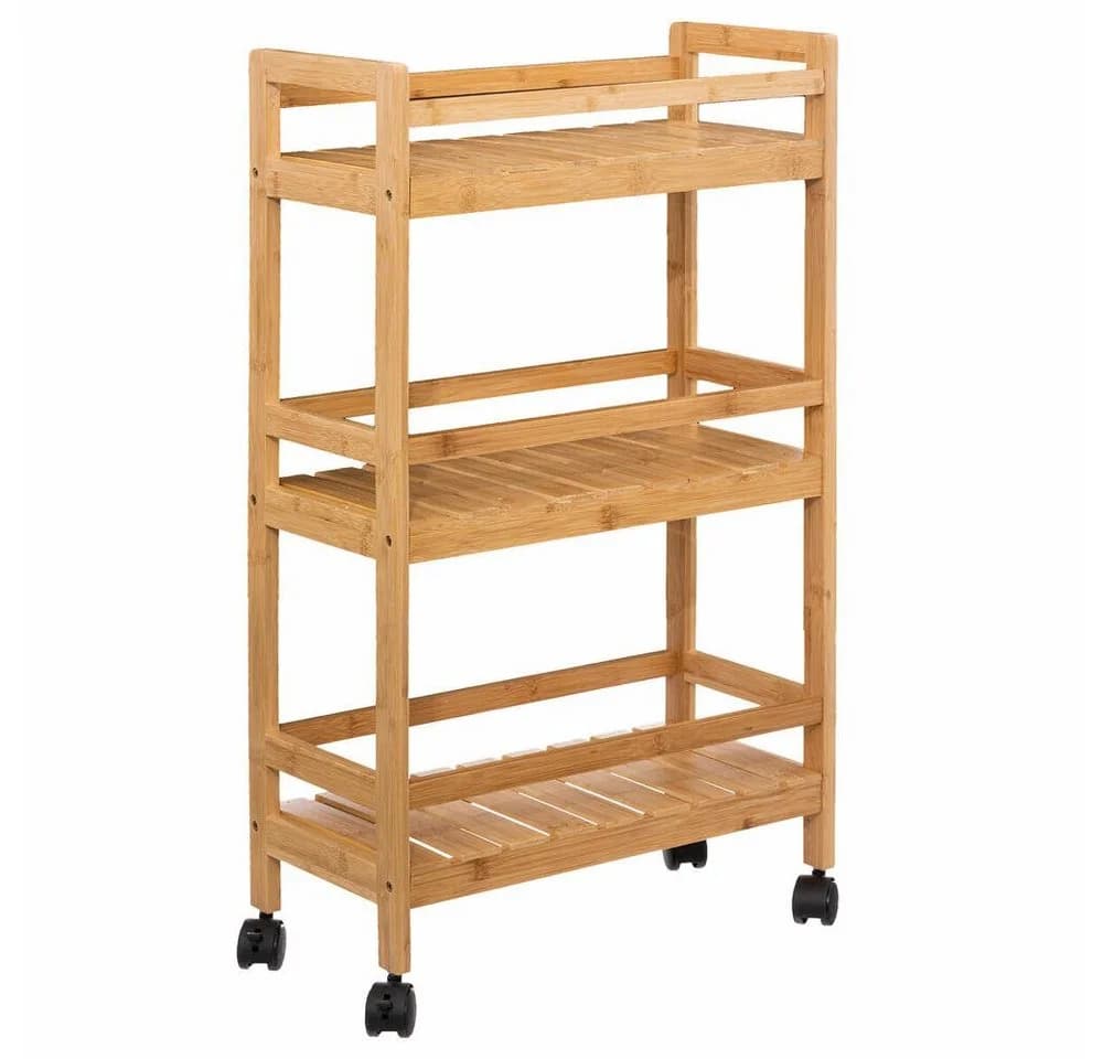 5five Simply Smart Regalwagen Rollregal Trolley Linha Bambus - Bild 2