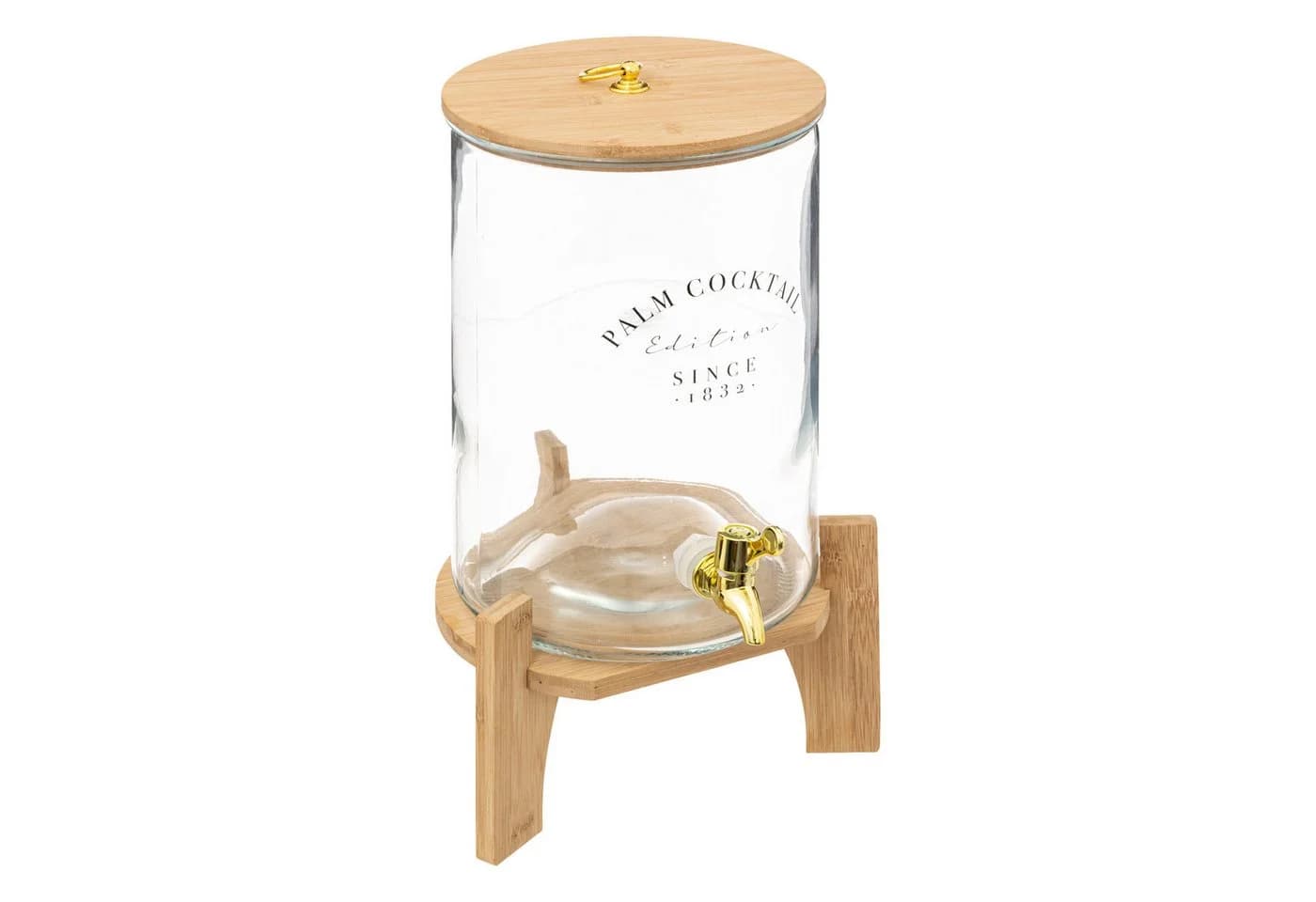 Secret de Gourmet Getränkespender BOTANIC FACTORY 8l Glas Beige