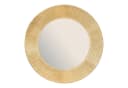 Atmosphera Wandspiegel MILDA Gold Metall Rahmen Rund 90 cm Bild 2