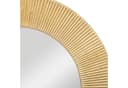 Atmosphera Wandspiegel MILDA Gold Metall Rahmen Rund 90 cm Bild 3