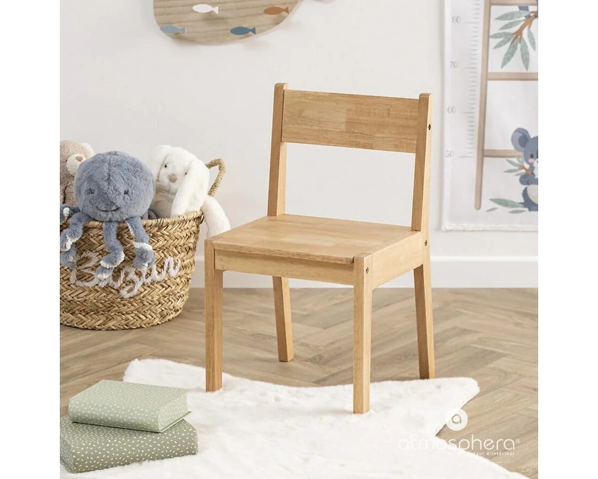 Atmosphera Robin Kinderhochstuhl aus massivem Holz braun