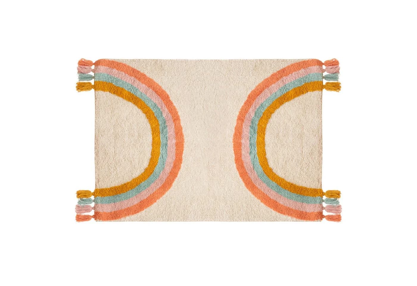 Atmosphera Kinderteppich RAINBOW Bunt Baumwolle - Bild 2