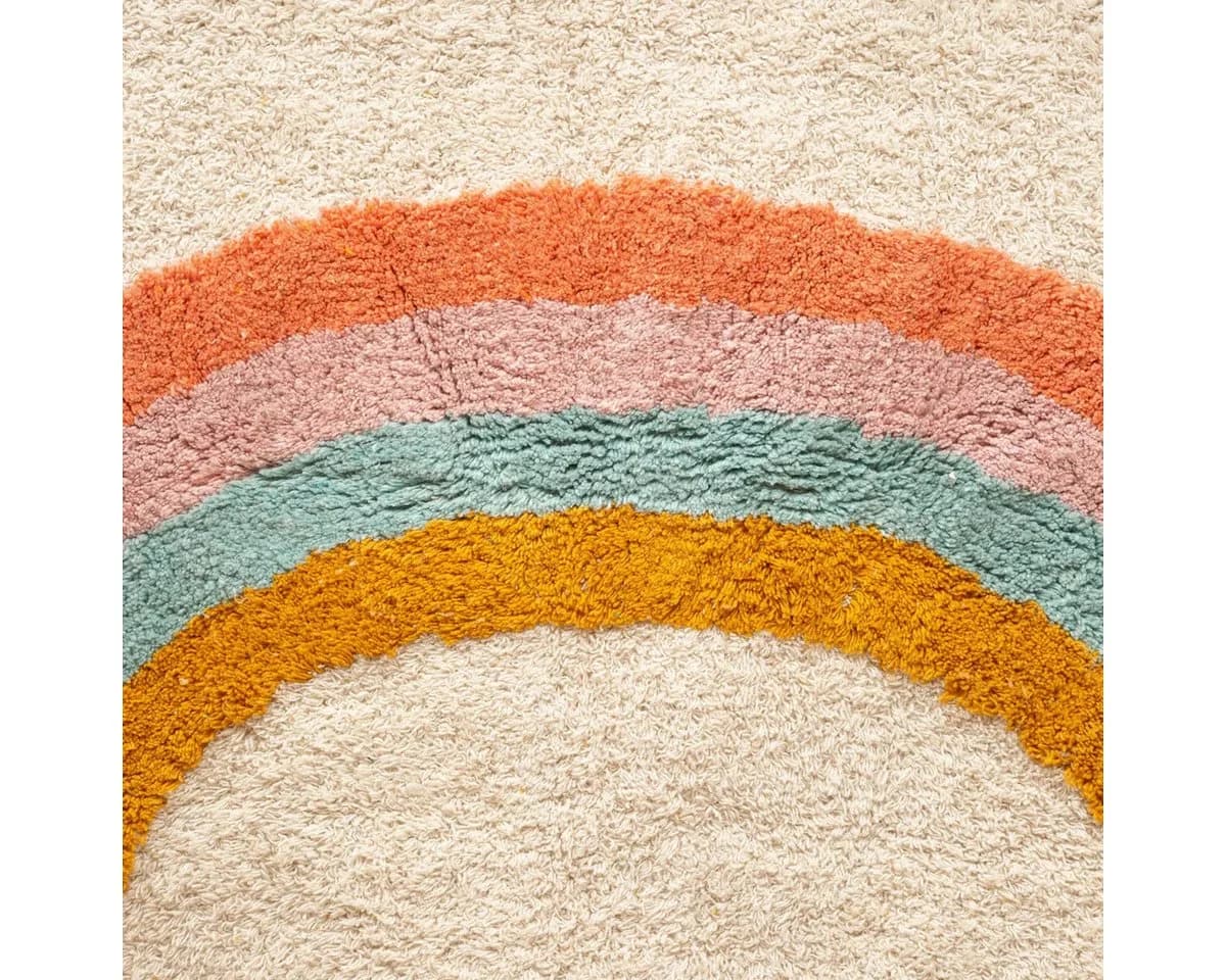 Atmosphera Kinderteppich RAINBOW Bunt Baumwolle - Bild 3