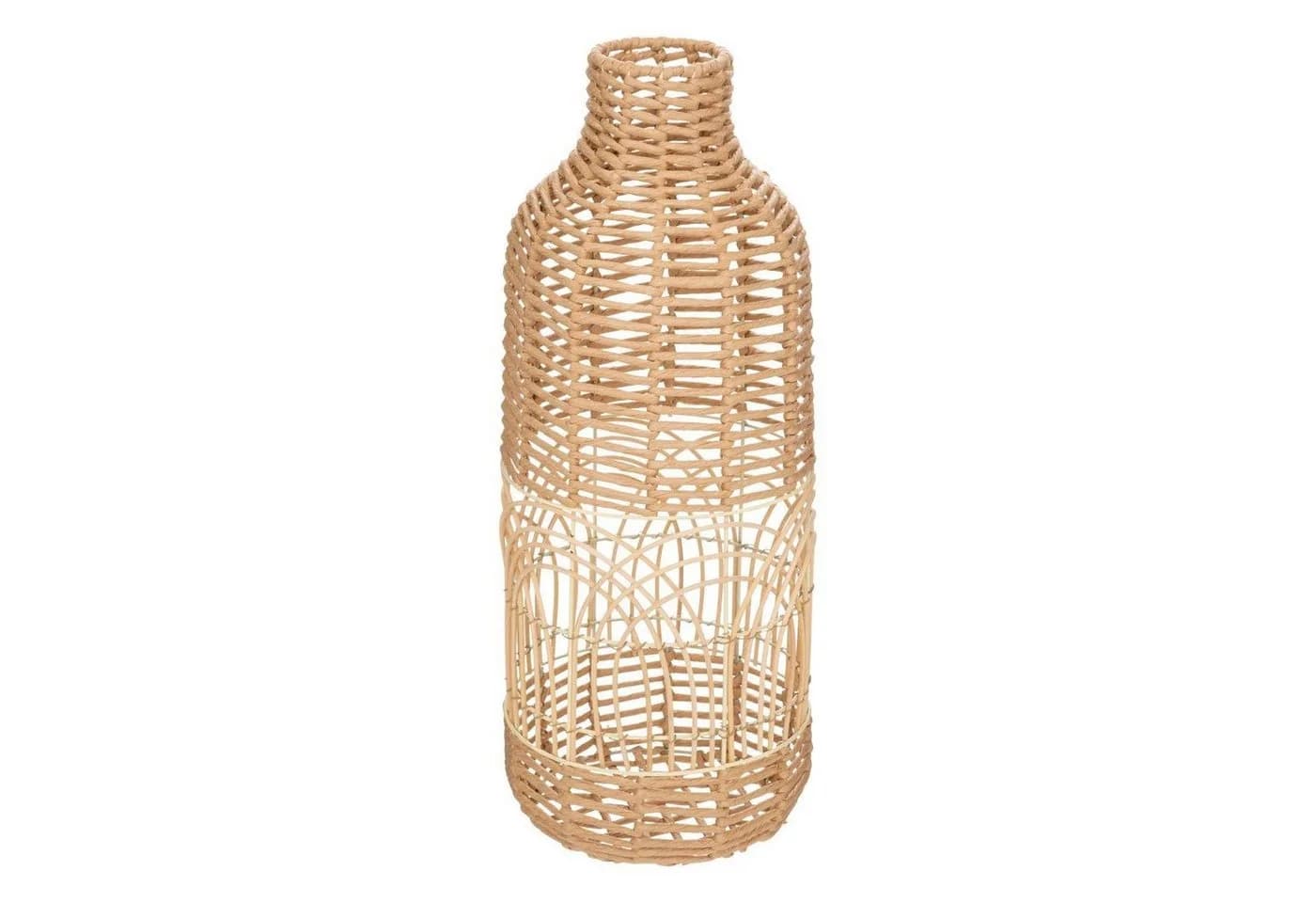 Atmosphera Créateur d'intérieur Deko-Vase LOUR Beige Rattan - Bild 2