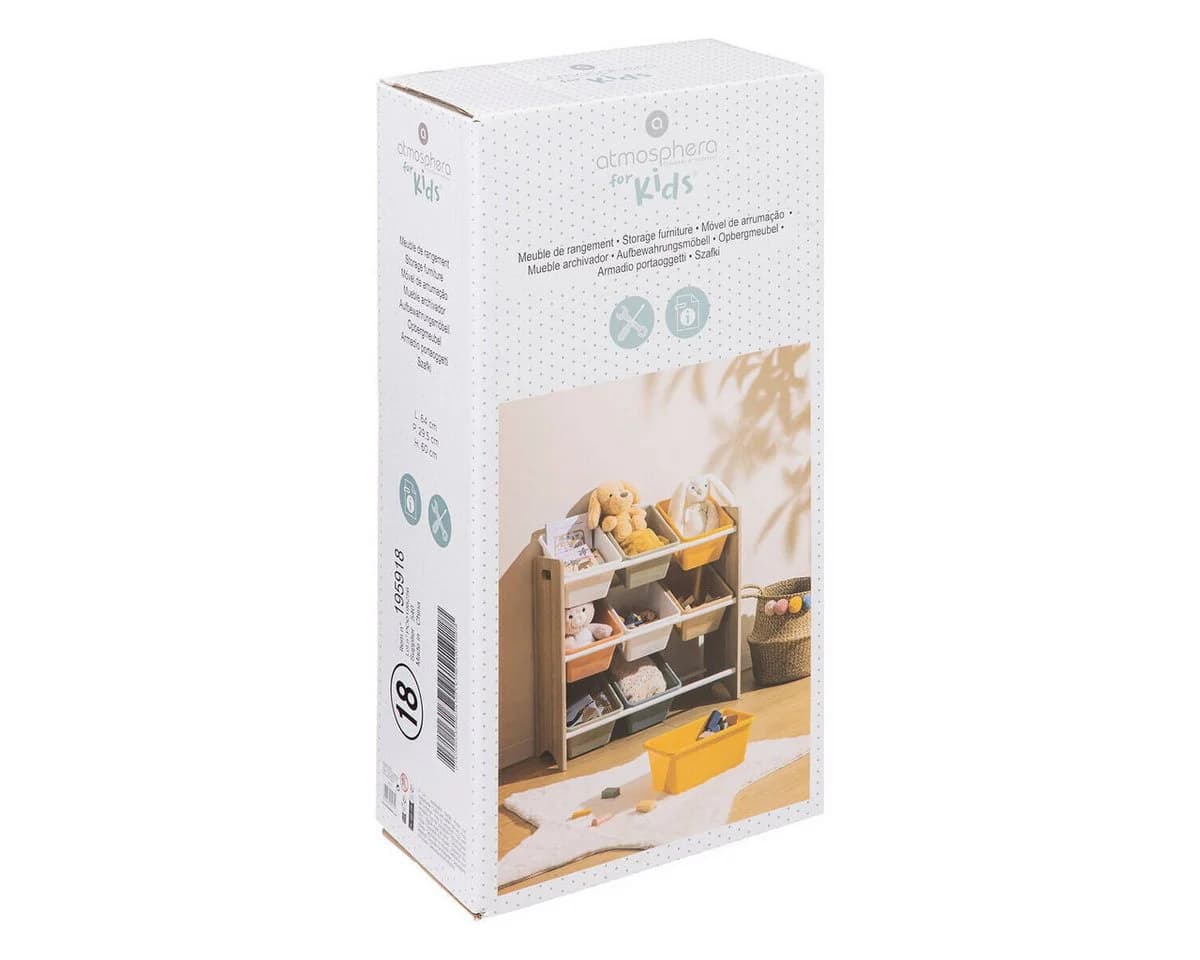 Atmosphera Créateur d'intérieur Standregal mit 9 farbigen Boxen - Bild 3