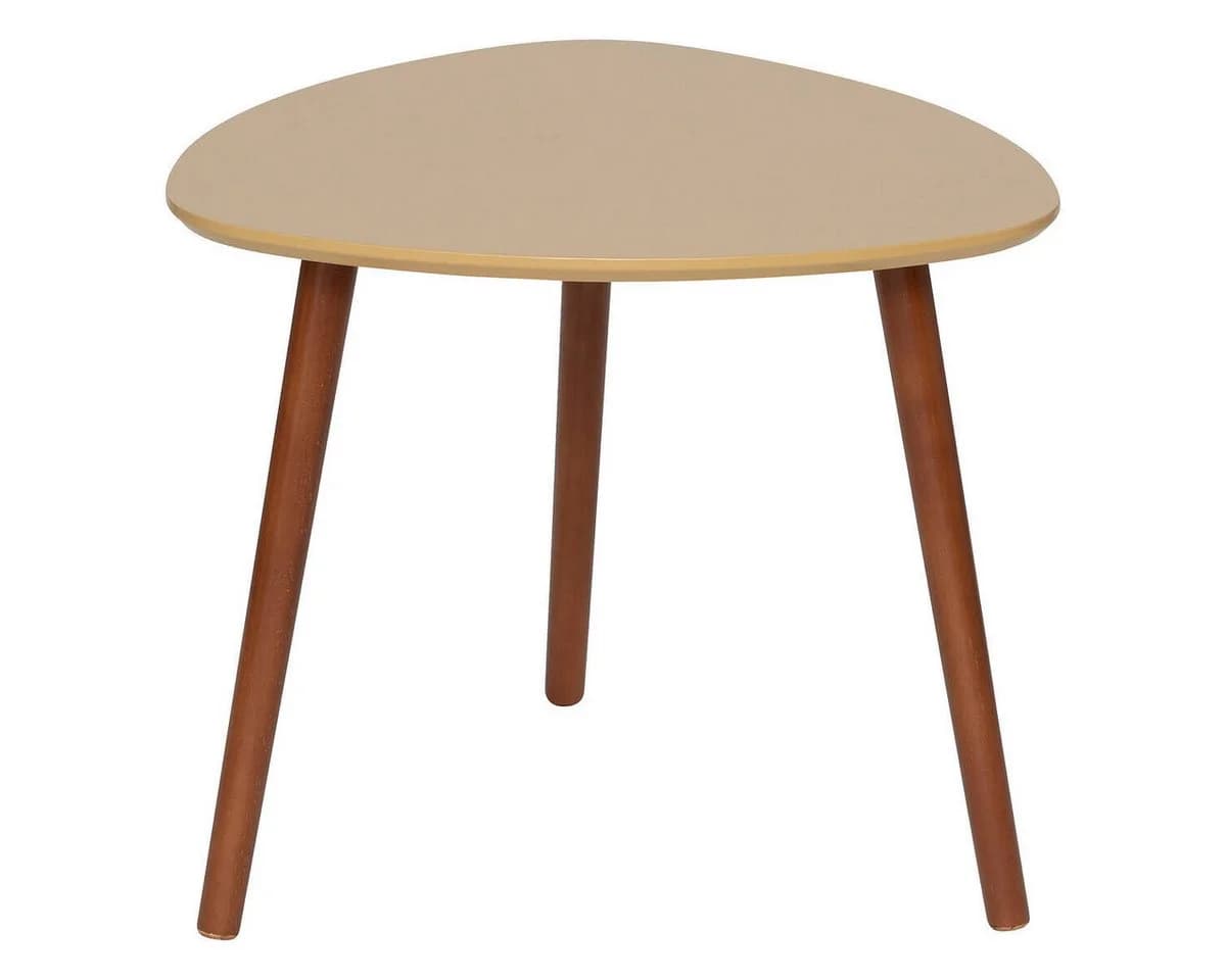 Atmosphera MILEO 3er-Set Beistelltische Tränenform MDF Hevea - Bild 4