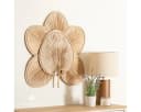 Atmosphera SELMA Wanddeko Palmblatt 70x70 cm Boho Design Bild 1