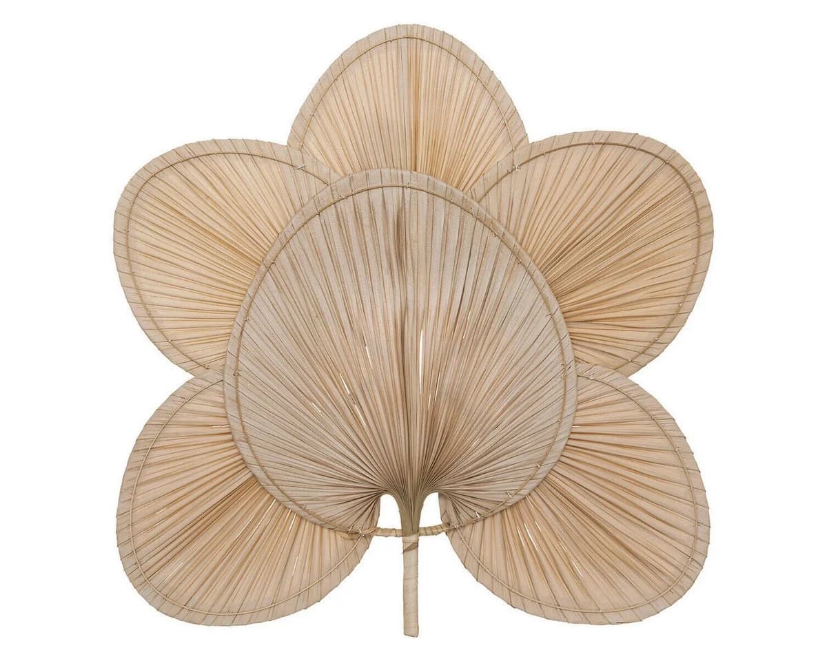 Atmosphera SELMA Wanddeko Palmblatt 70x70 cm Boho Design - Bild 2
