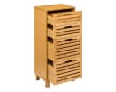 5five Simply Smart Badregal SICELA Brauner Badezimmerschrank mit 4 Schubladen Bild 1