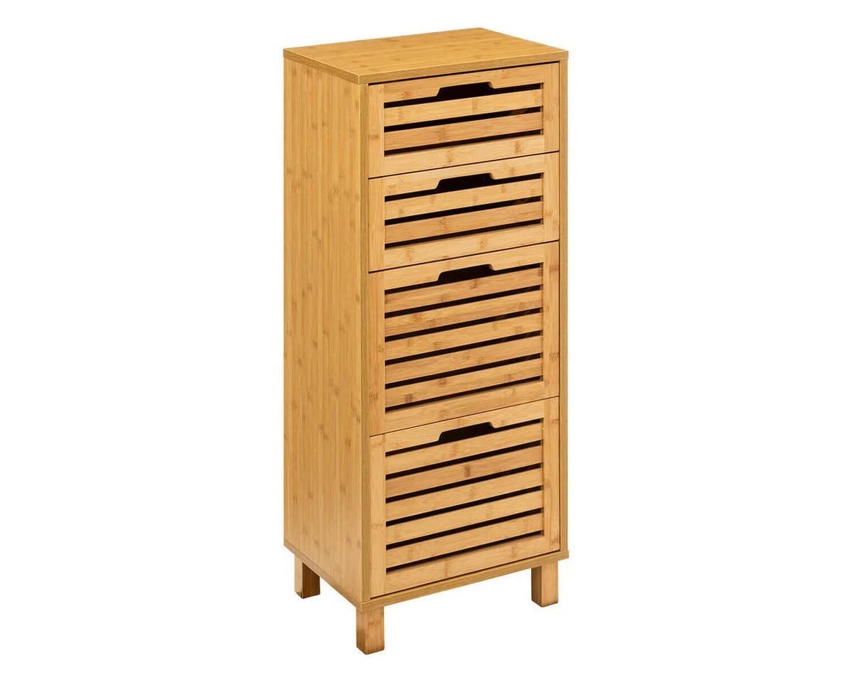 5five Simply Smart Badregal SICELA Brauner Badezimmerschrank mit 4 Schubladen - Bild 2