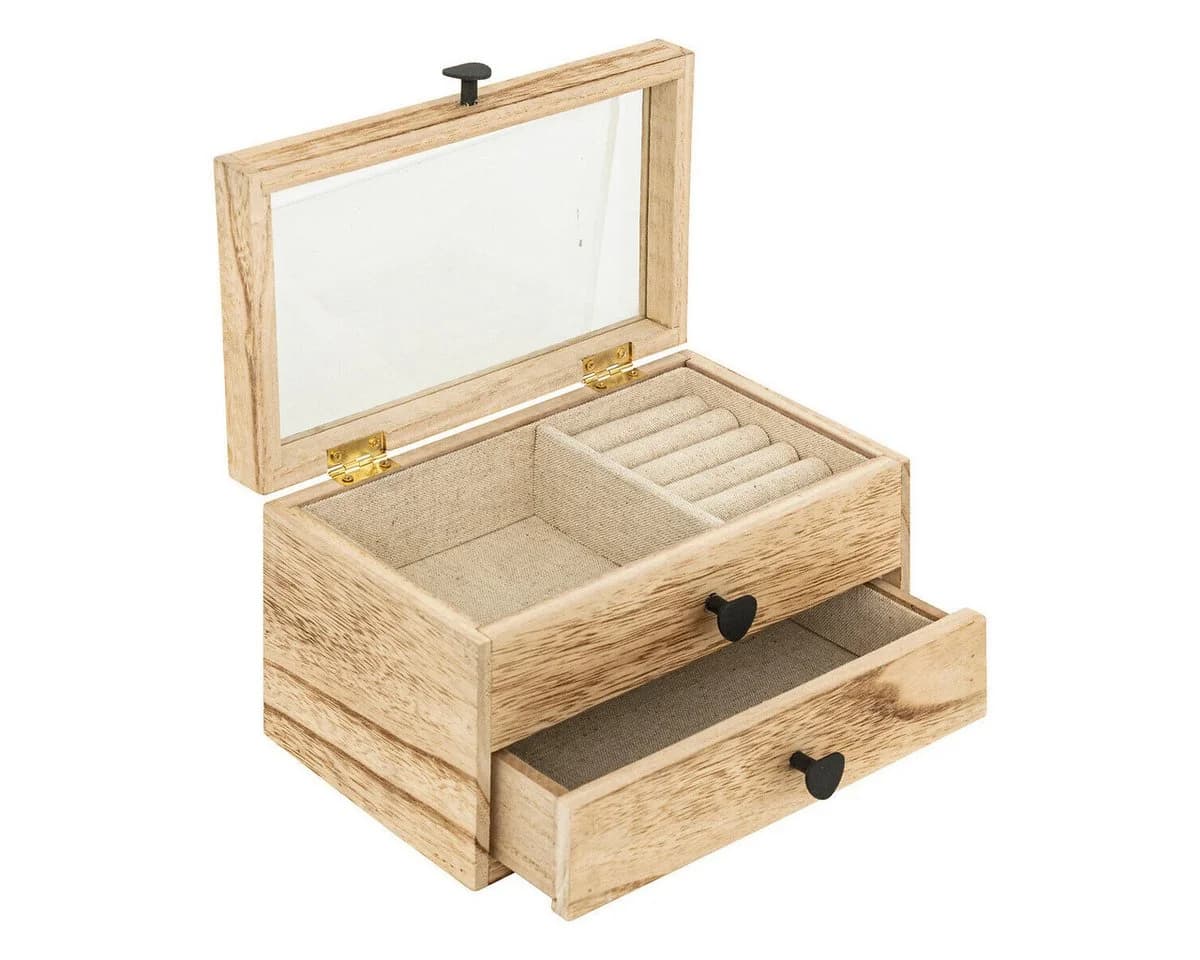 Atmosphera Créateur d'intérieur Aufbewahrungsbox INUIT Paulownia-Holz - Bild 2