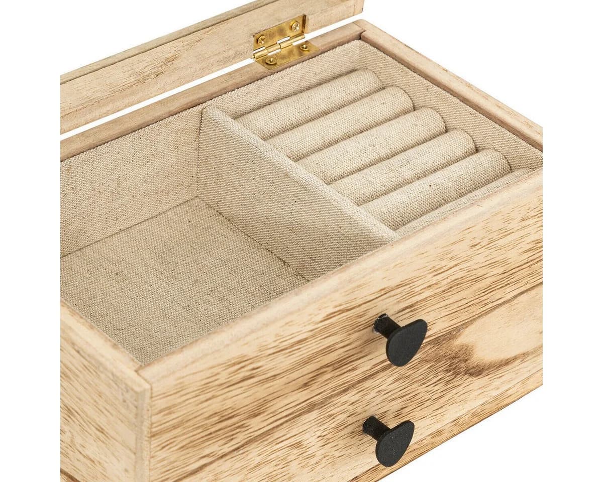 Atmosphera Créateur d'intérieur Aufbewahrungsbox INUIT Paulownia-Holz - Bild 3