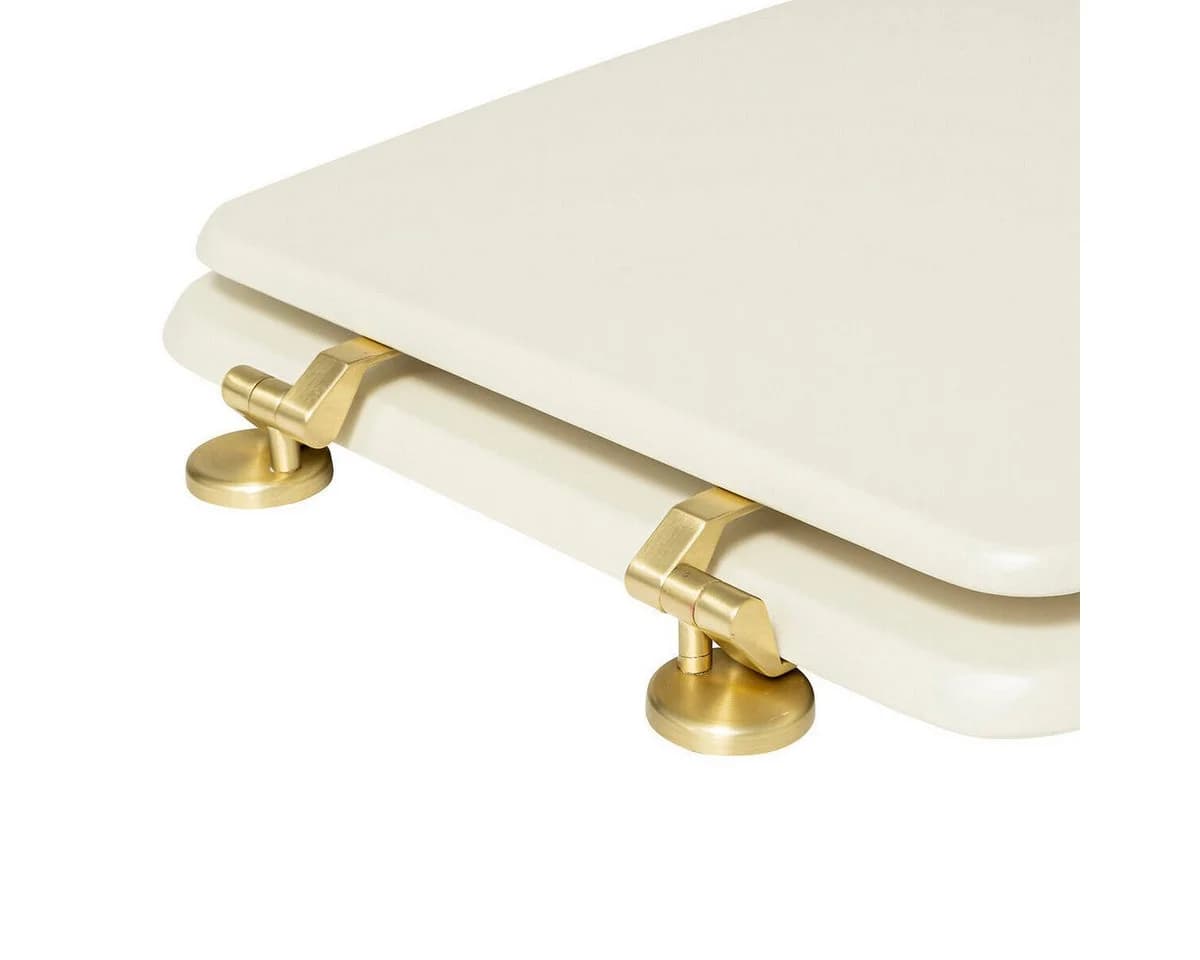 5five Simply Smart WC-Sitz DUO Beige Kunststoff - Bild 3