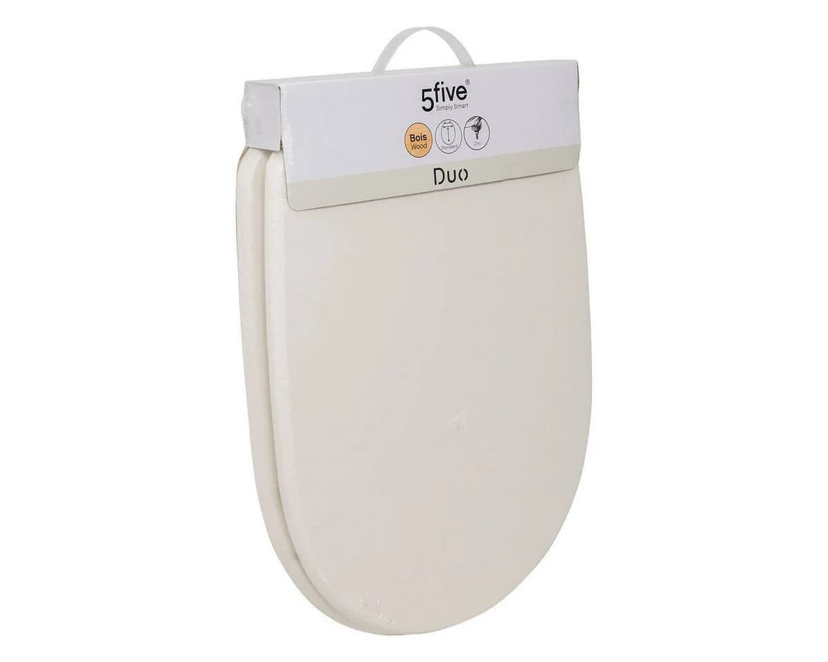 5five Simply Smart WC-Sitz DUO Beige Kunststoff - Bild 4