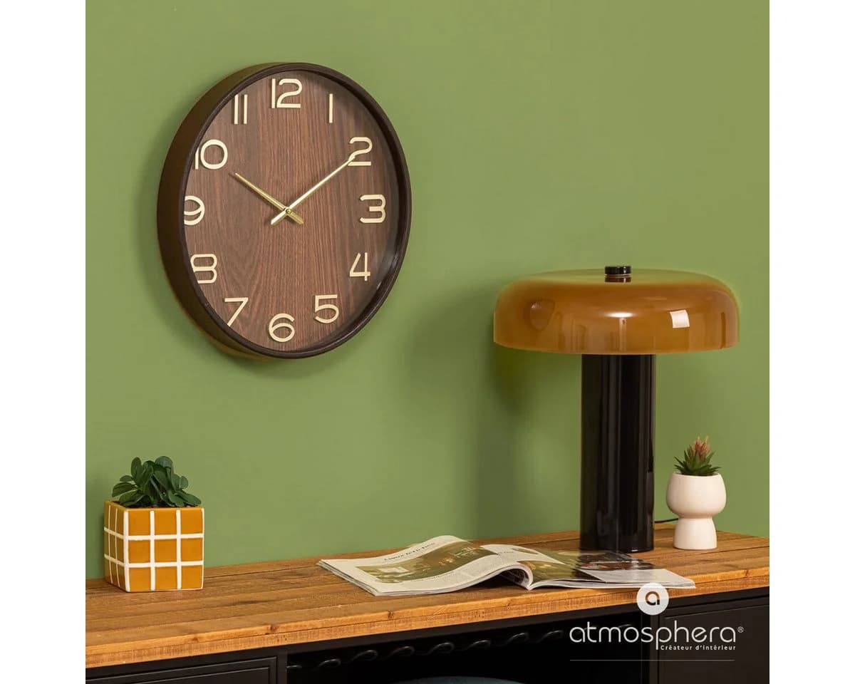 Atmosphera Wanduhr IVANA 38 cm MDF Klassisch Modern