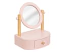 Atmosphera Créateur d'intérieur Kinderschminkspiegel Rosa mit Schublade Bild 2