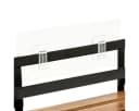 5five Simply Smart Badregal Blackacia Braun Schwarz Bild 1