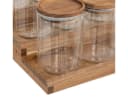 5five Simply Smart Gewürzglas-Set HARMONY 9er mit Holzregal Bild 5
