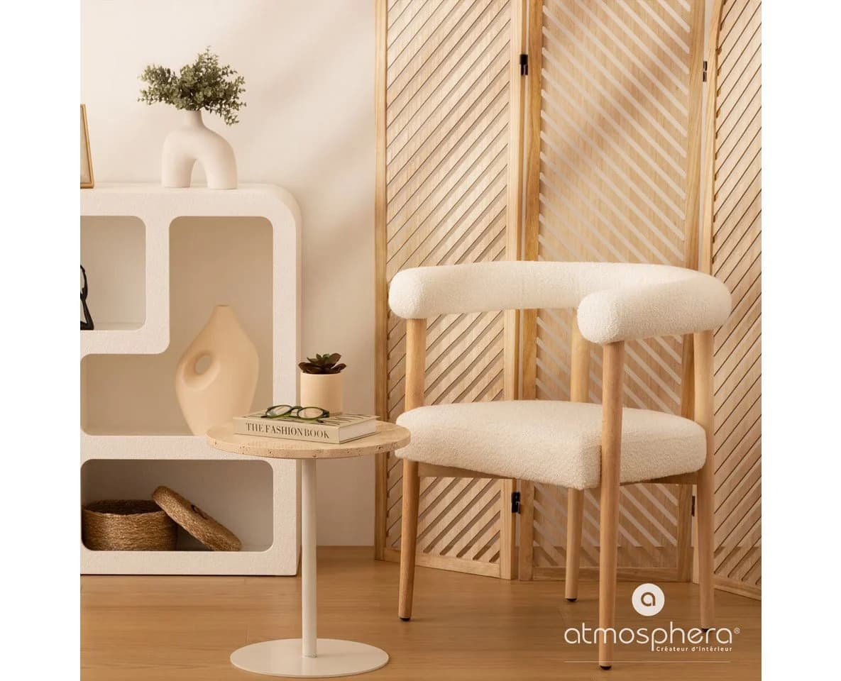 Atmosphera Créateur d'intérieur Beistelltisch CELEN Travertin Modern