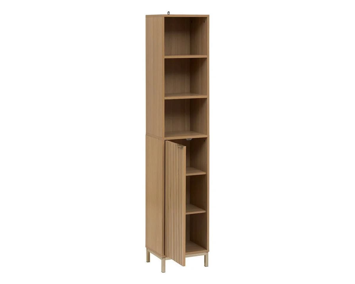 5five Simply Smart Badezimmerschrank TASSO Braun Verstellbares Regal