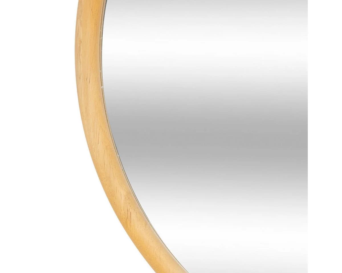 Atmosphera Wandspiegel KIM Rund Holzrahmen 55 cm Braun - Bild 3