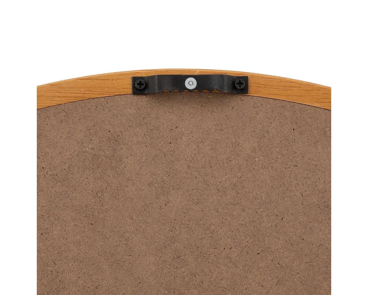 Atmosphera Wandspiegel KIM Rund Holzrahmen 55 cm Braun - Bild 4