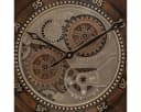 Atmosphera Créateur d'intérieur Wanduhr Retro Braun Metall Bild 4