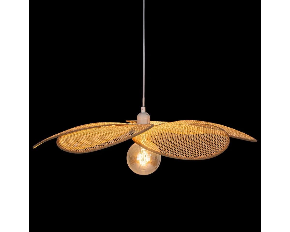 Atmosphera Créateur d'intérieur Pendelleuchte PETALE, Bambus, 62 cm - Bild 3