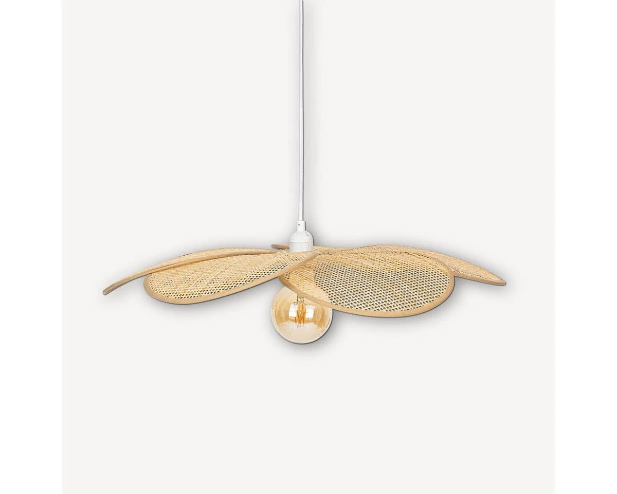 Atmosphera Créateur d'intérieur Pendelleuchte PETALE, Bambus, 62 cm - Bild 4