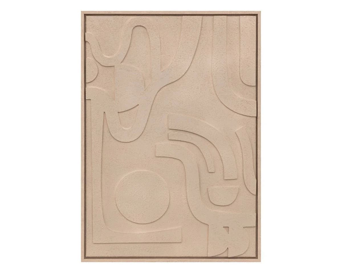 Atmosphera Créateur d'intérieur Wanddekoobjekt 50x70 cm Braun - Bild 2