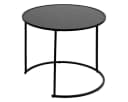 Atmosphera NOAN Beistelltisch 3er-Set Schwarz Metall Bild 3
