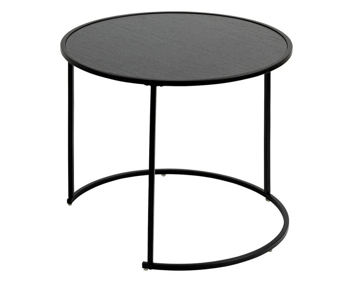 Atmosphera NOAN Beistelltisch 3er-Set Schwarz Metall - Bild 3