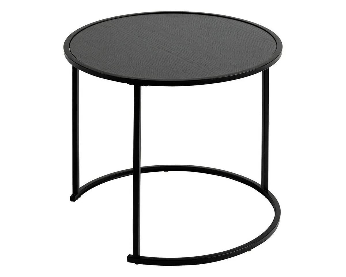 Atmosphera NOAN Beistelltisch 3er-Set Schwarz Metall - Bild 4