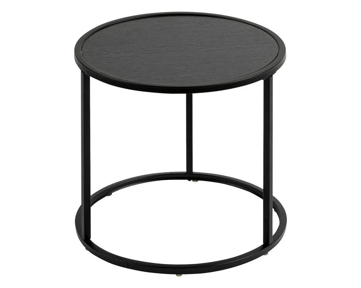 Atmosphera NOAN Beistelltisch 3er-Set Schwarz Metall - Bild 5