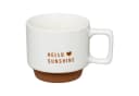Secret de Gourmet Porzellanbecher-Set HELLO mit Metallständer, 4x300ml, Keramik Bild 4
