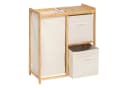 5five Simply Smart Wäschekorb Bambusregal TIDY BOX Beige Bild 1