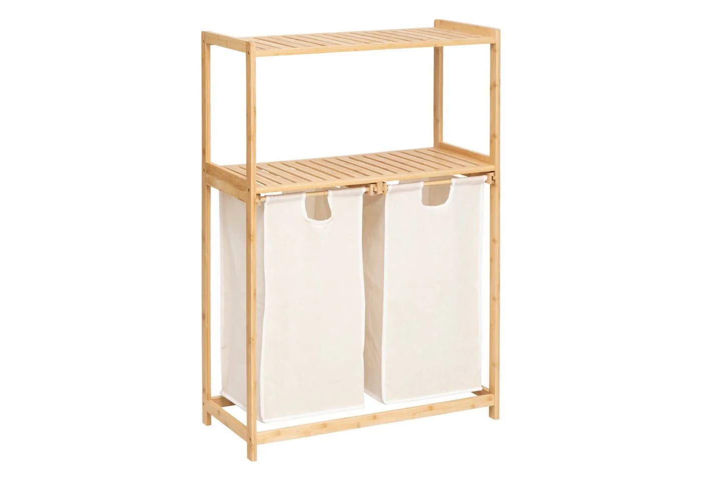 5five Simply Smart Wäschekorb Bambusregal TIDY BOX Beige - Bild 2