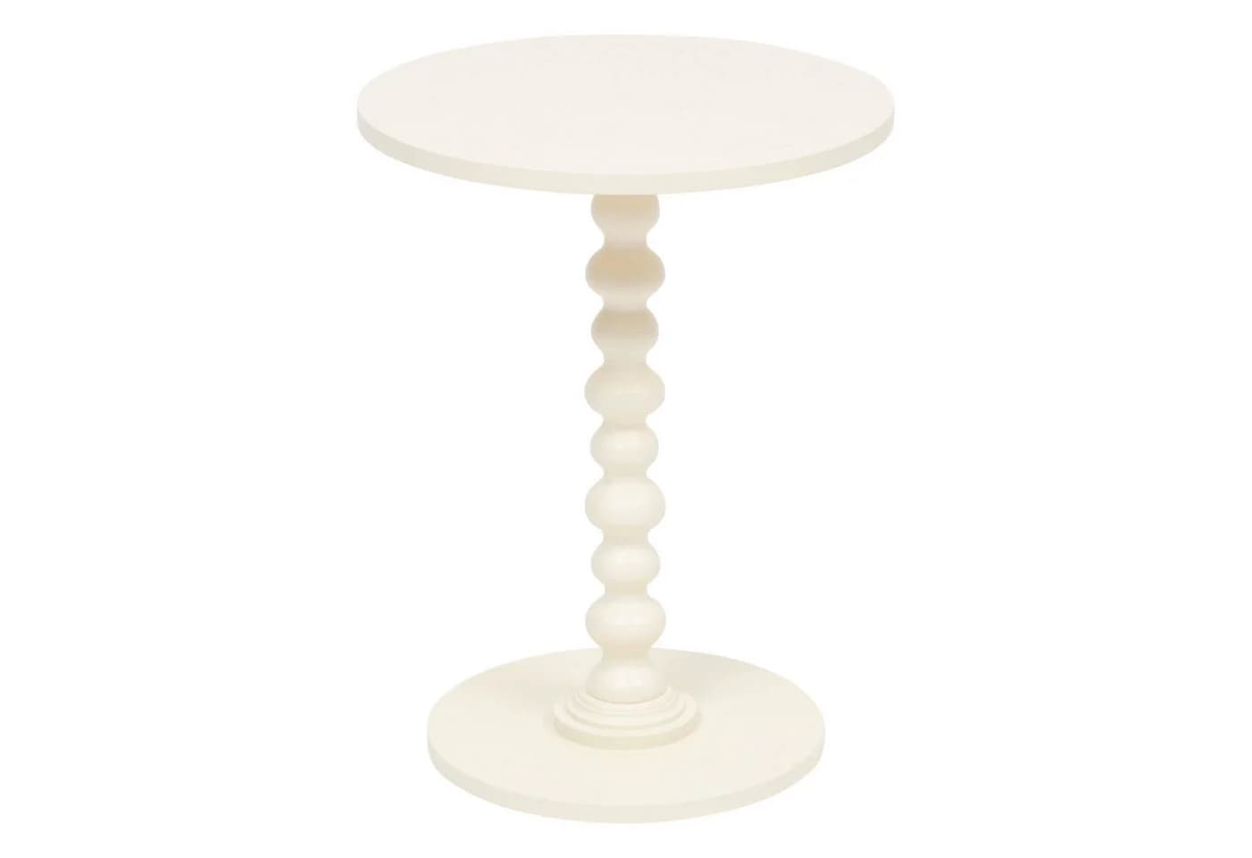 Atmosphera Beistelltisch ALIX Beige/Weiß MDF - Bild 2