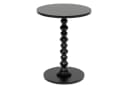 Atmosphera Beistelltisch ALIX Schwarz MDF Runder Couchtisch Bild 2