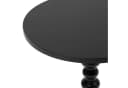 Atmosphera Beistelltisch ALIX Schwarz MDF Runder Couchtisch Bild 3