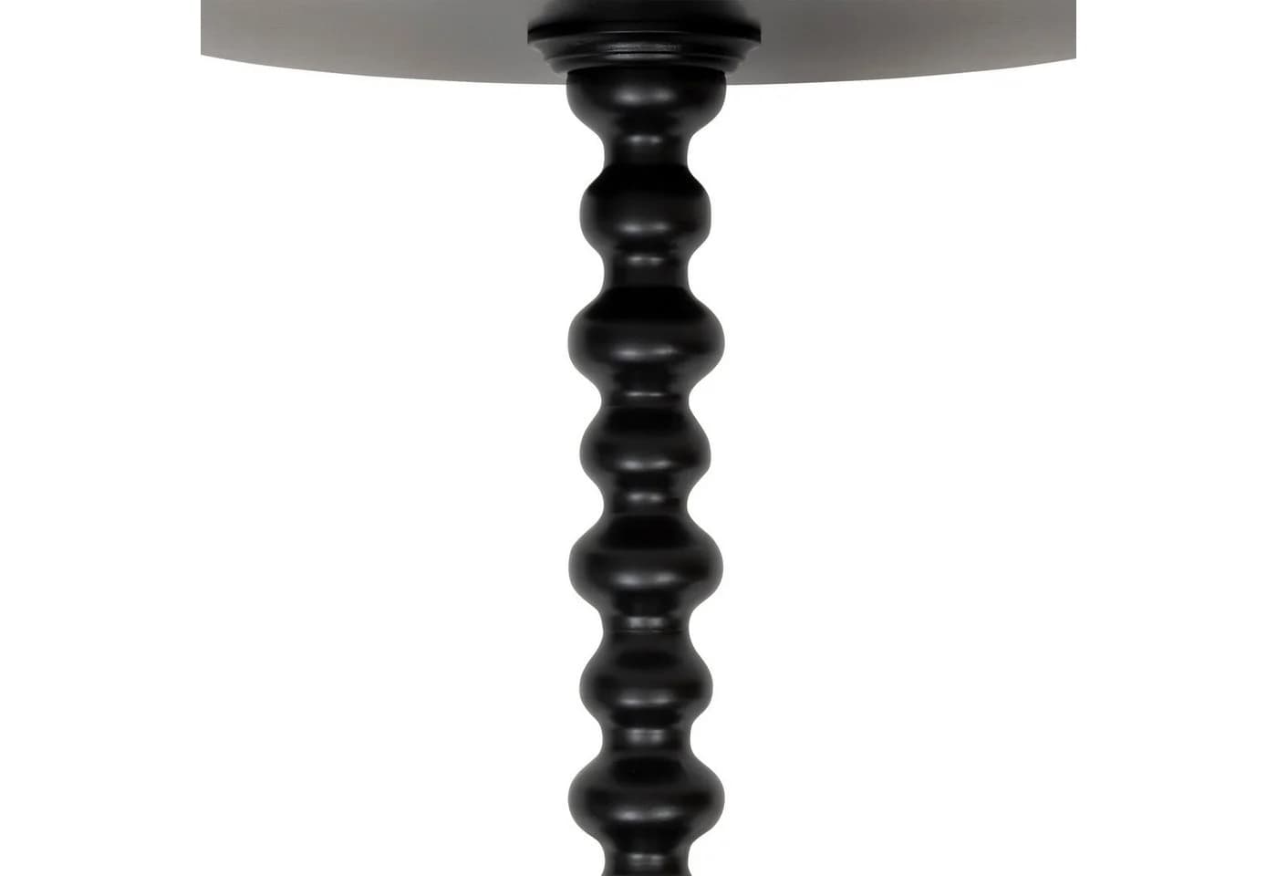 Atmosphera Beistelltisch ALIX Schwarz MDF Runder Couchtisch - Bild 4