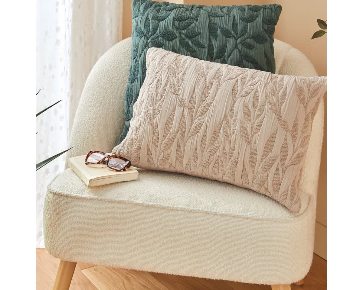 Atmosphera Créateur d'intérieur Dekokissen LETHO mit Blattmotiv