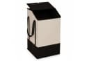 5five Simply Smart Wäschekorb BICOL mit Reißverschluss 45 l Beige/Anthrazit Bild 2